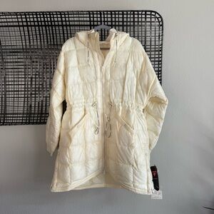Free people Patricia Packable Poncho Puffer